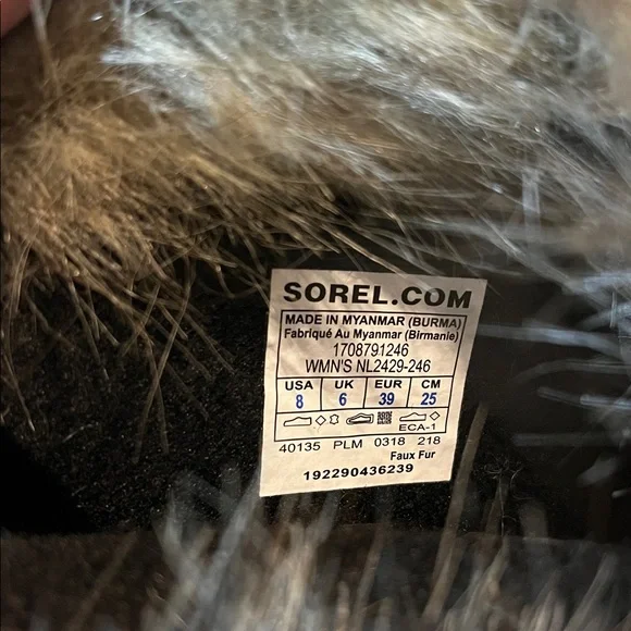 SOREL JOAN OF ARCTIC SNOW BOOTS WINTER TAUPE GREY - Picture 9 of 10